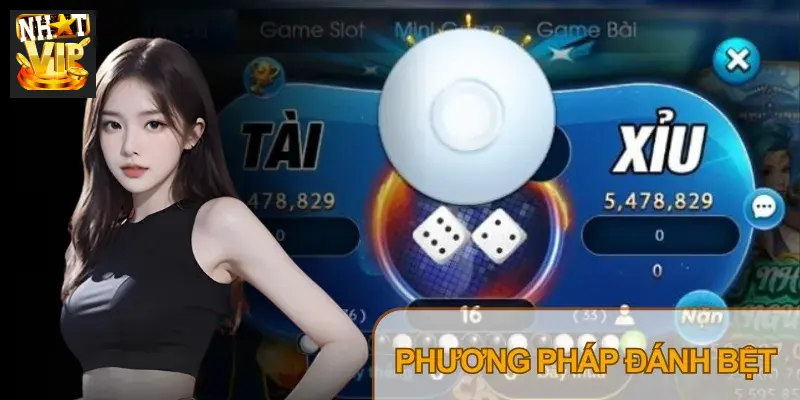 Bảng lịch sử Tài Xỉu Nhatvip hiển thị kết quả các phiên trước